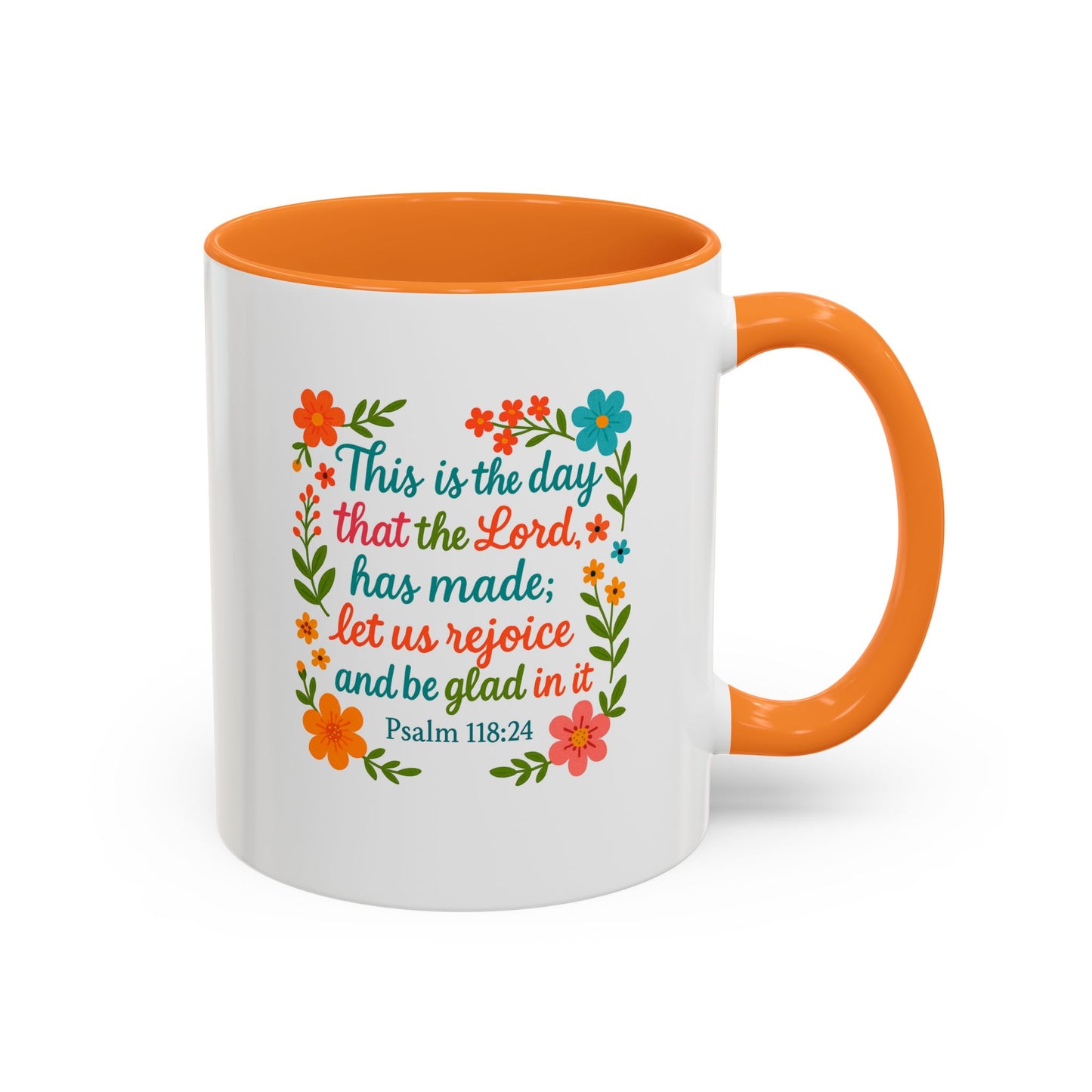 Colorful Coffee Mug - Start the Day Off Joyful 11oz, 15oz