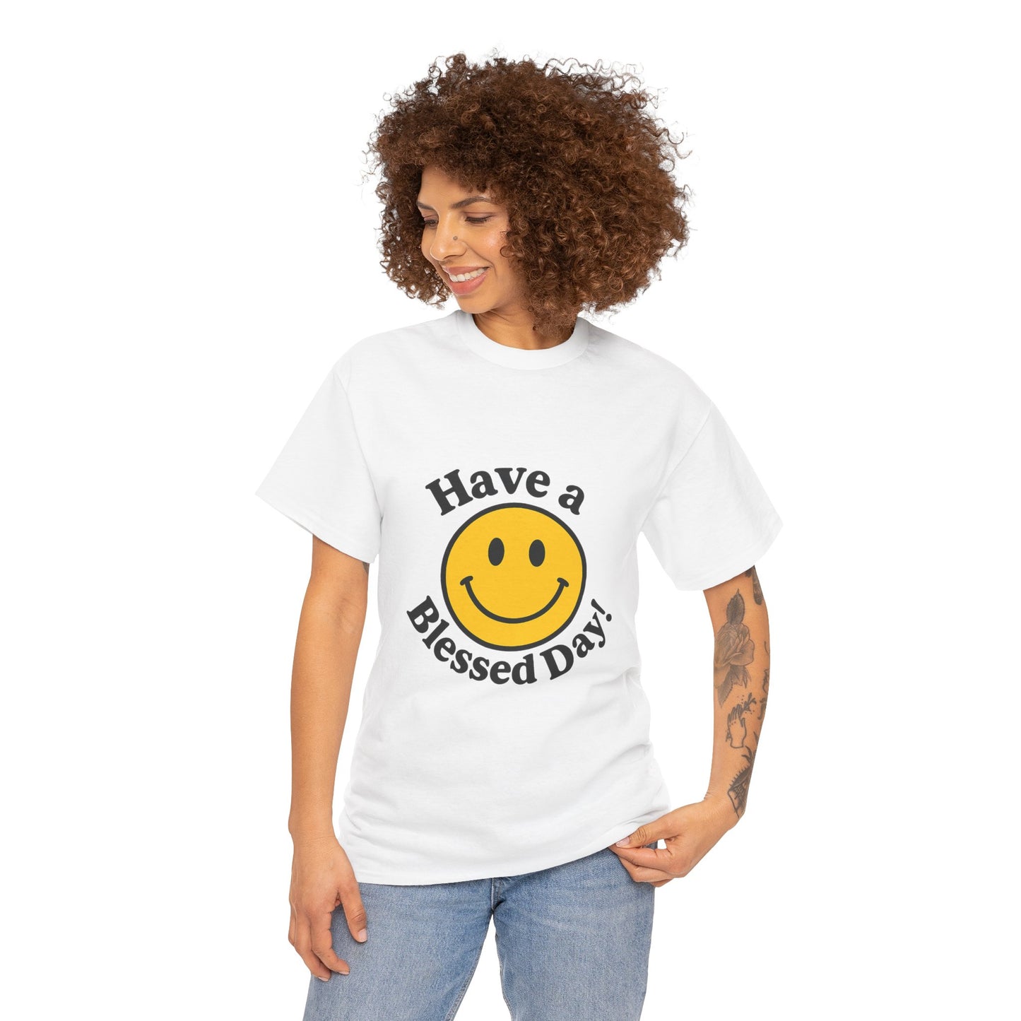 Happy Face - Blessed Day Unisex Tee
