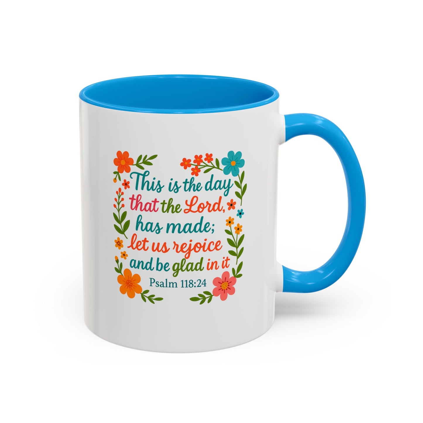 Colorful Coffee Mug - Start the Day Off Joyful 11oz, 15oz