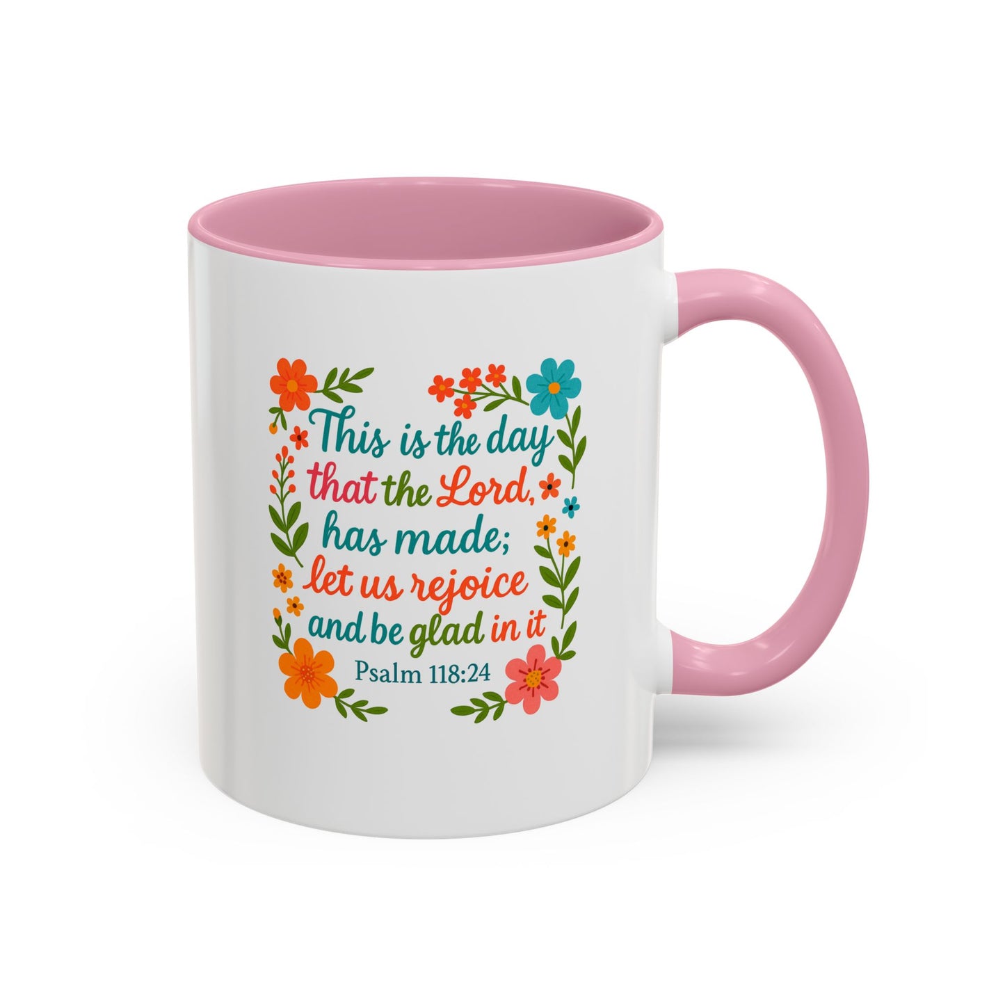Colorful Coffee Mug - Start the Day Off Joyful 11oz, 15oz