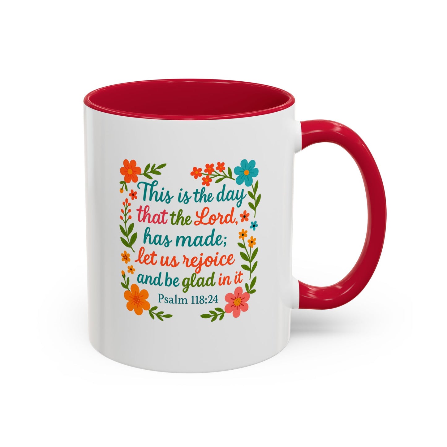 Colorful Coffee Mug - Start the Day Off Joyful 11oz, 15oz