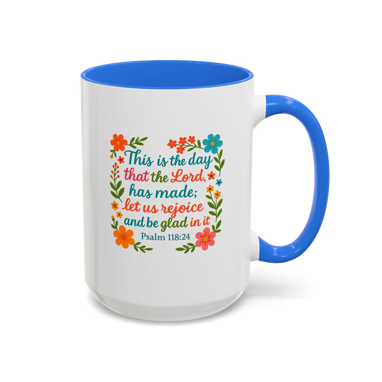 Colorful Coffee Mug - Start the Day Off Joyful 11oz, 15oz