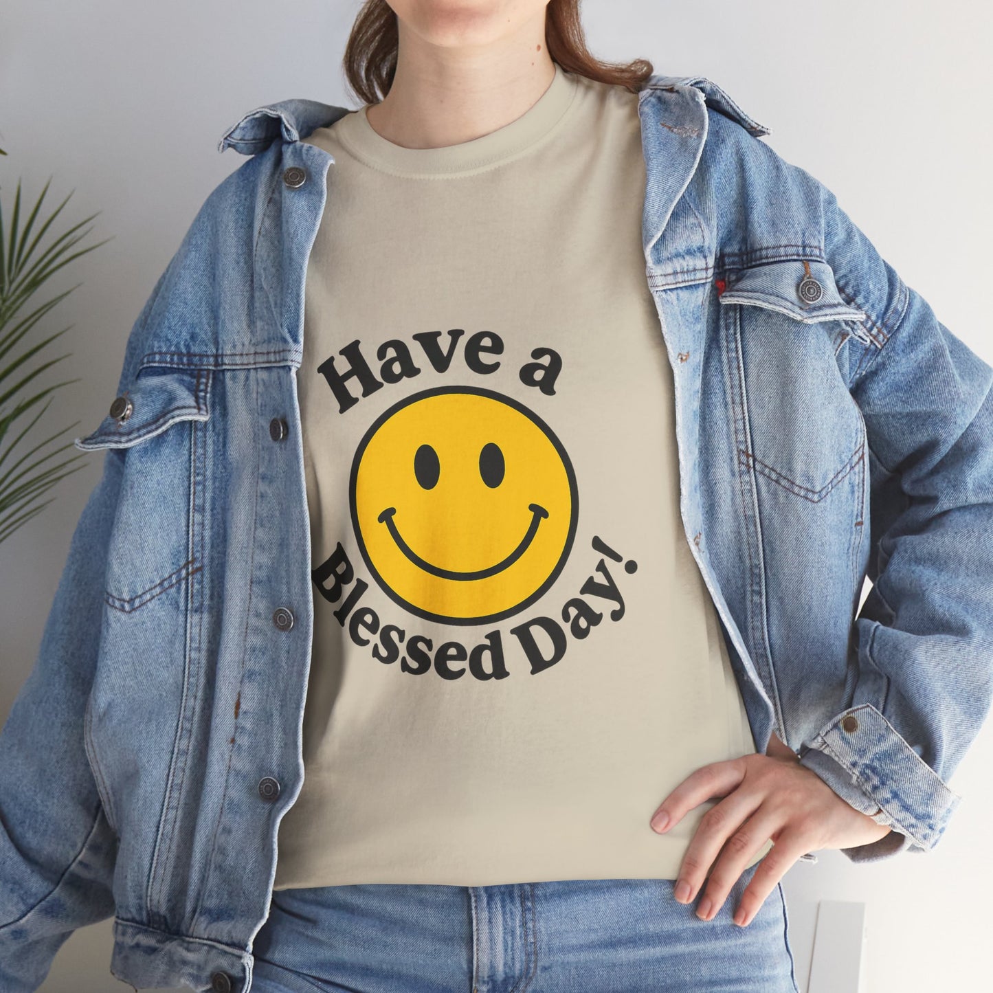 Happy Face - Blessed Day Unisex Tee