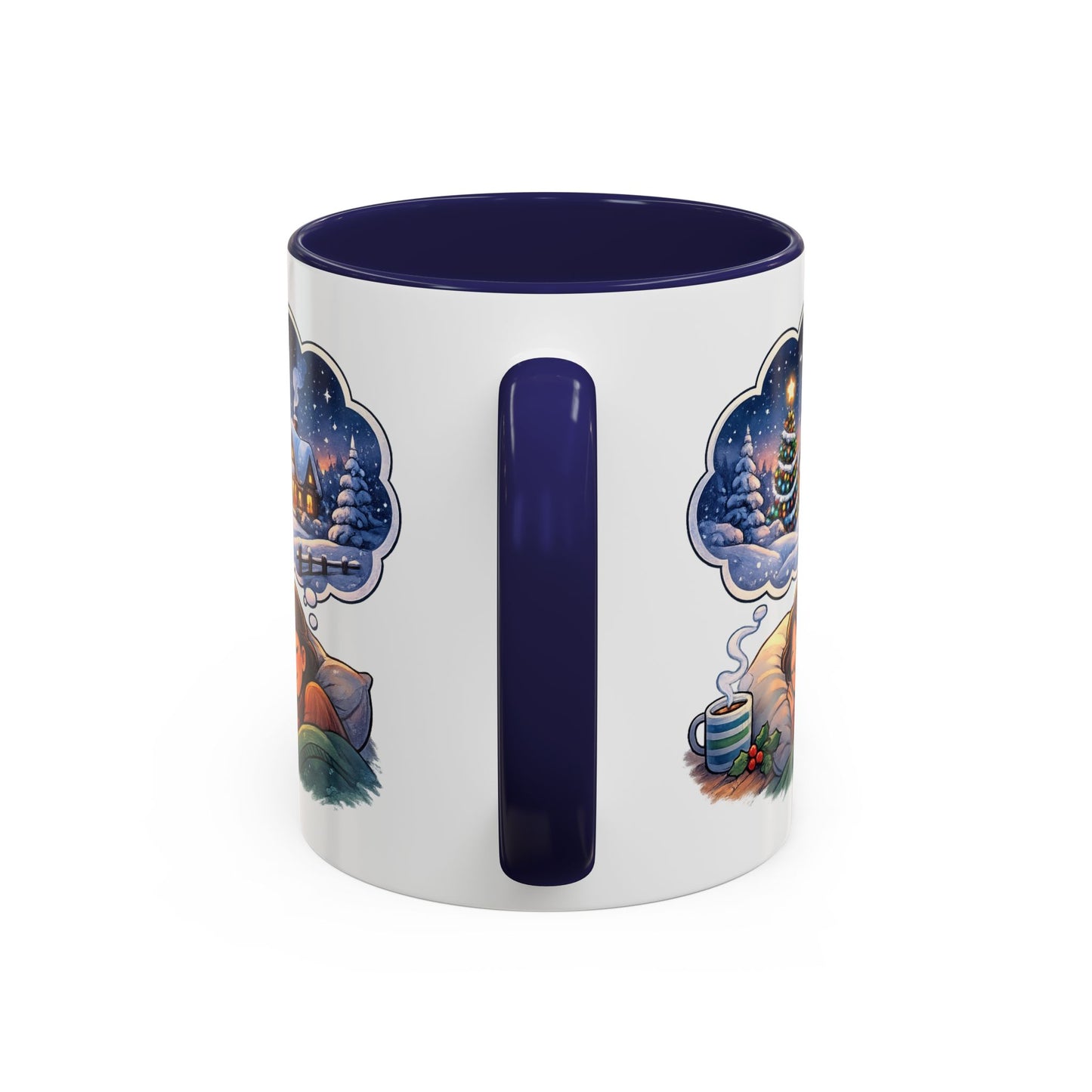 Dreaming of Christmas and Hot Cocoa Accent Coffee Mug (11/15 oz)