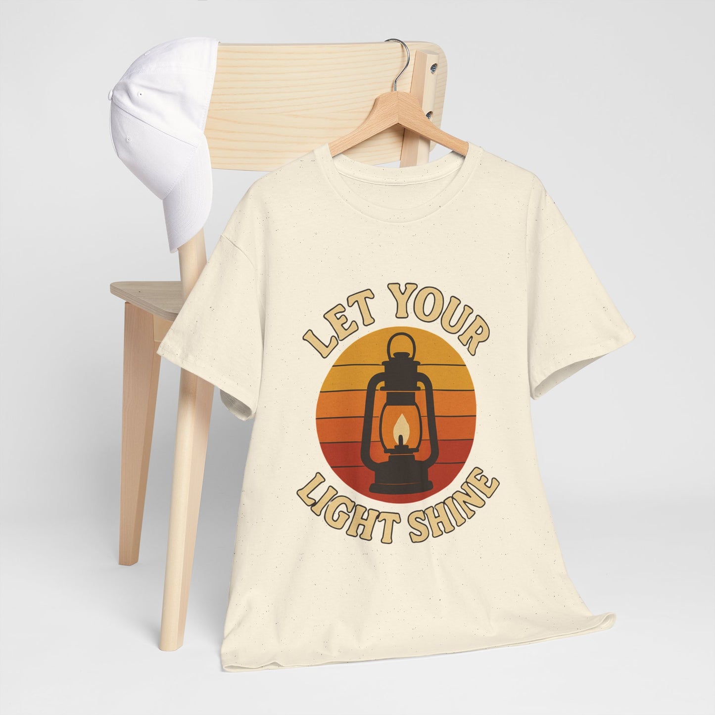 Let Your Light Shine T-Shirt — Inspirational Graphic Tee