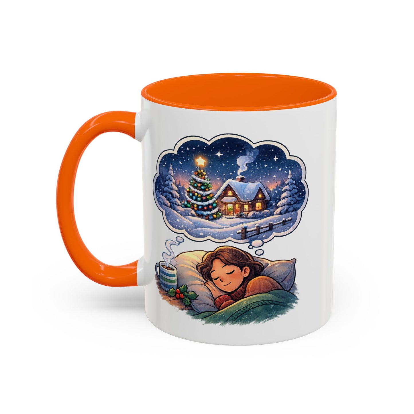 Dreaming of Christmas and Hot Cocoa Accent Coffee Mug (11/15 oz)