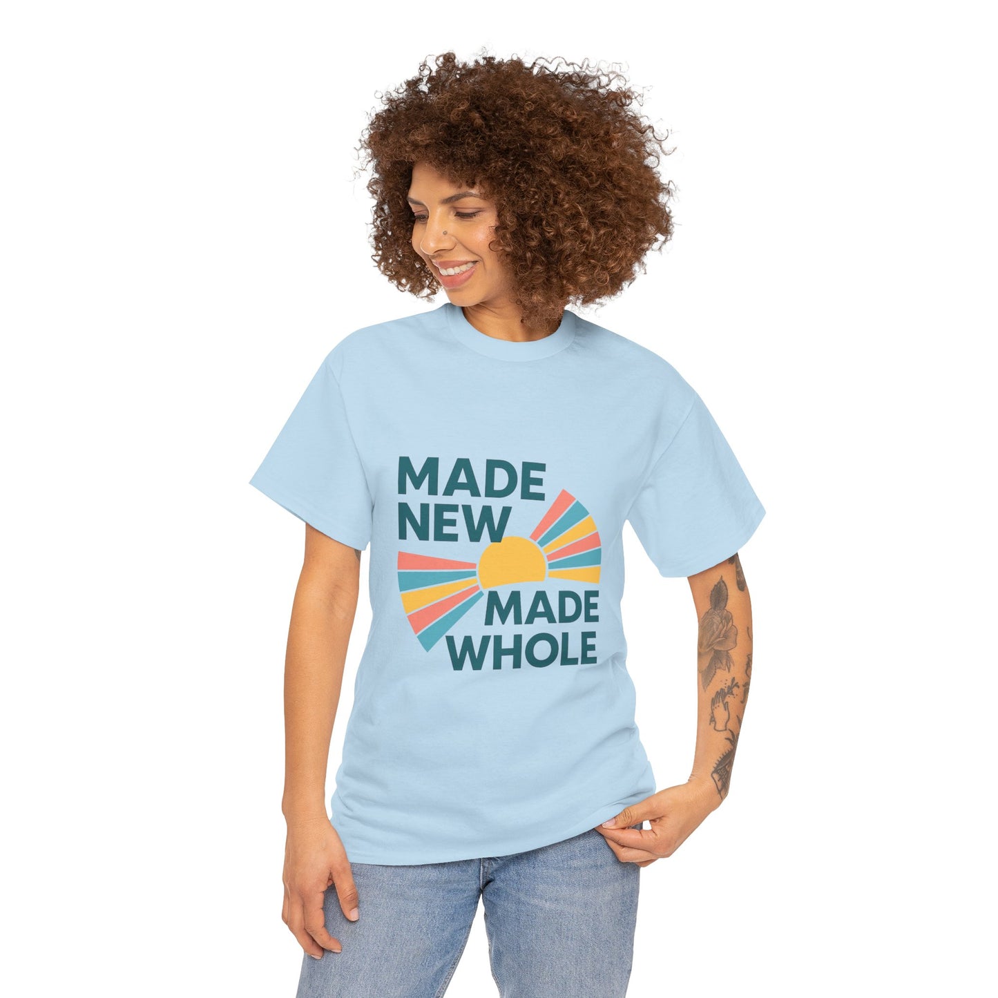 Made New in Christ T-Shirt — Christian Faith Inspirational Tee