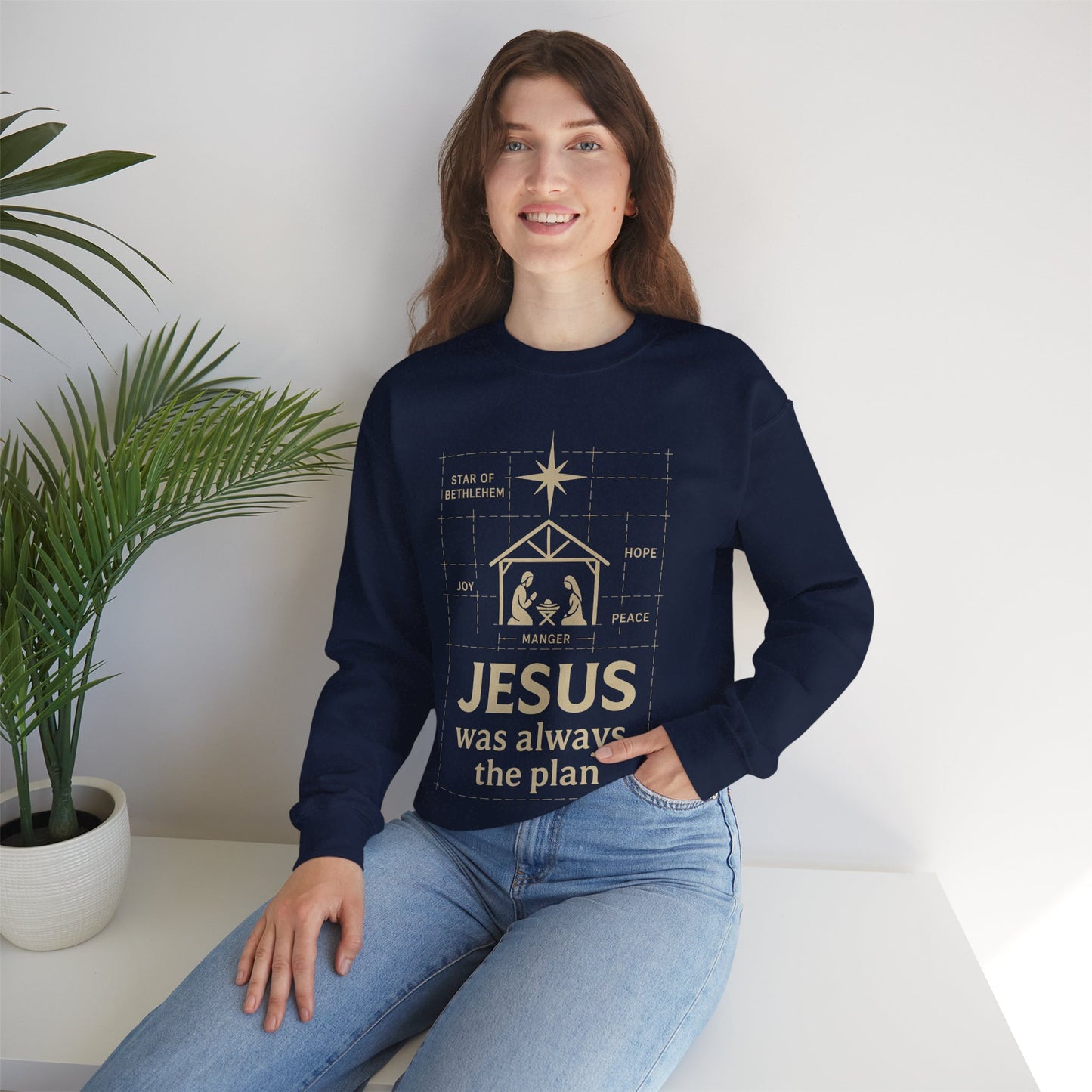 Jesus Was Always the Plan Sweatshirt
