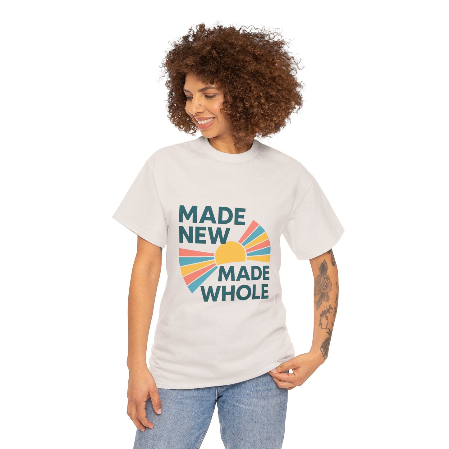 Made New in Christ T-Shirt — Christian Faith Inspirational Tee