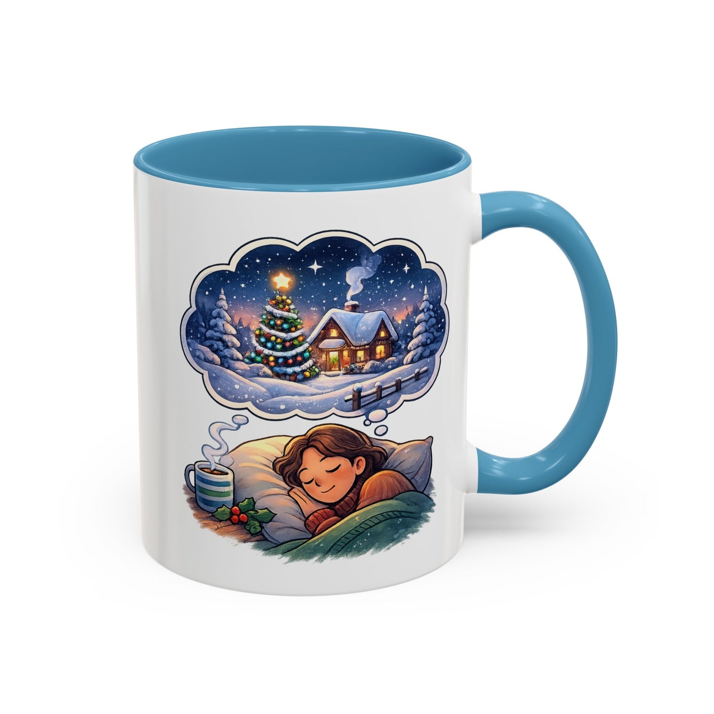 Dreaming of Christmas and Hot Cocoa Accent Coffee Mug (11/15 oz)