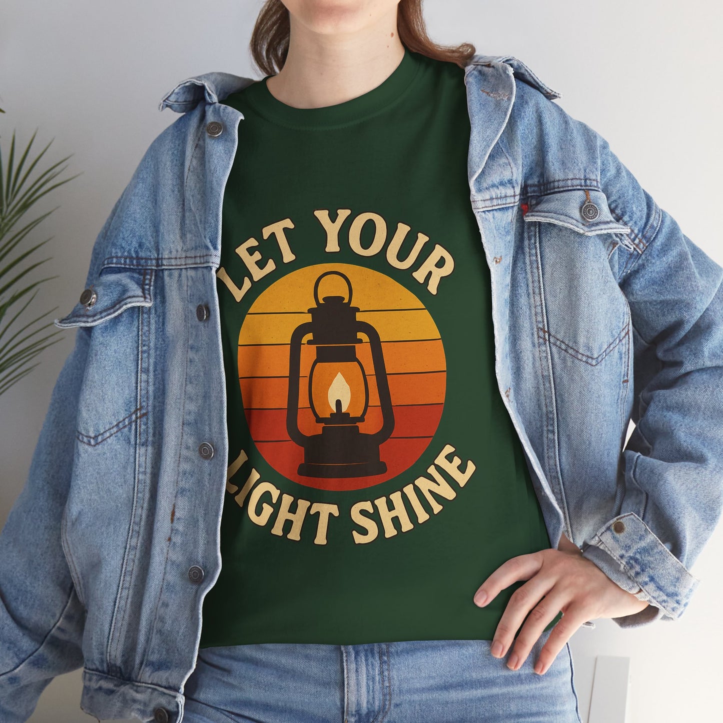 Let Your Light Shine T-Shirt — Inspirational Graphic Tee