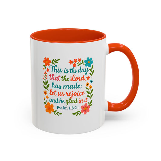 Colorful Coffee Mug - Start the Day Off Joyful  11oz, 15oz