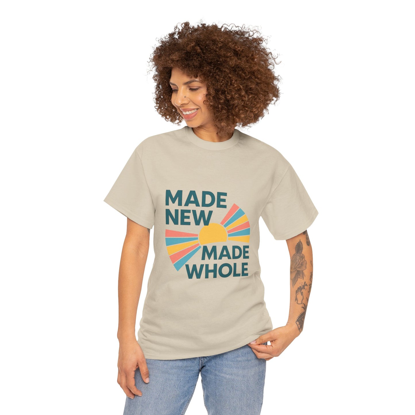 Made New in Christ T-Shirt — Christian Faith Inspirational Tee