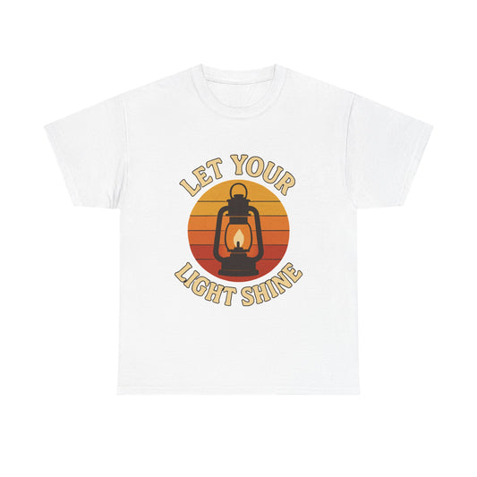 Let Your Light Shine T-Shirt — Inspirational Graphic Tee