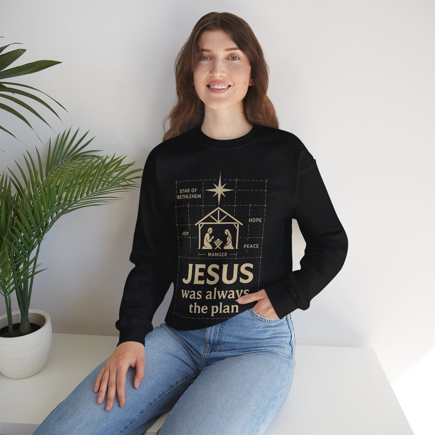 Jesus Was Always the Plan Sweatshirt