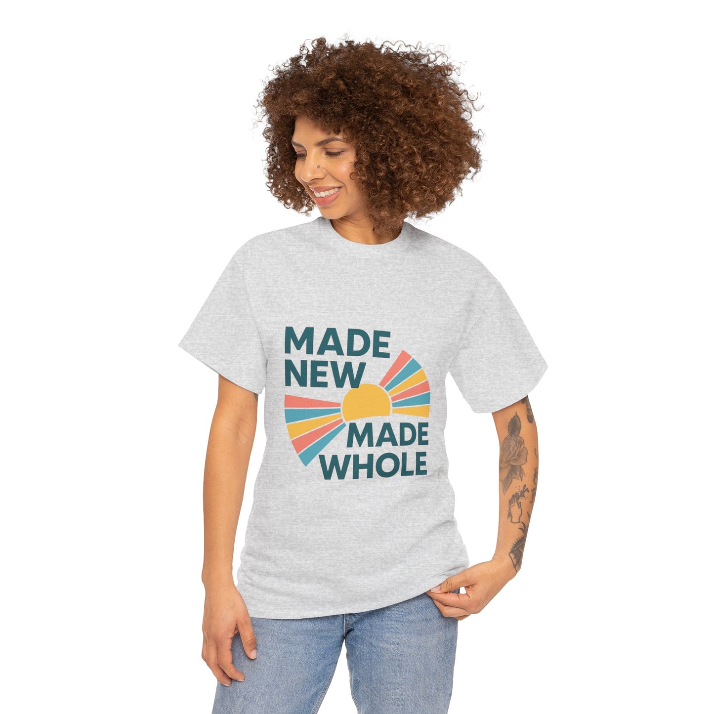 Made New in Christ T-Shirt — Christian Faith Inspirational Tee