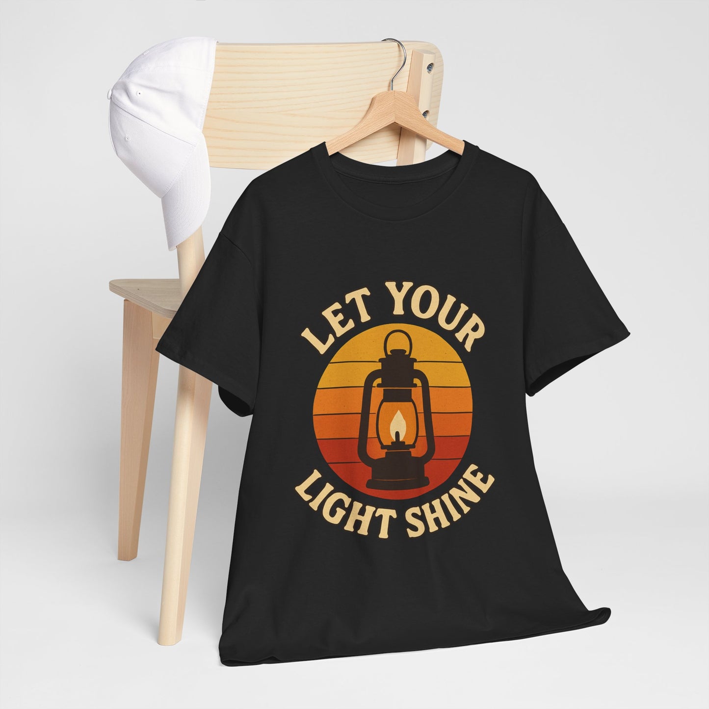 Let Your Light Shine T-Shirt — Inspirational Graphic Tee