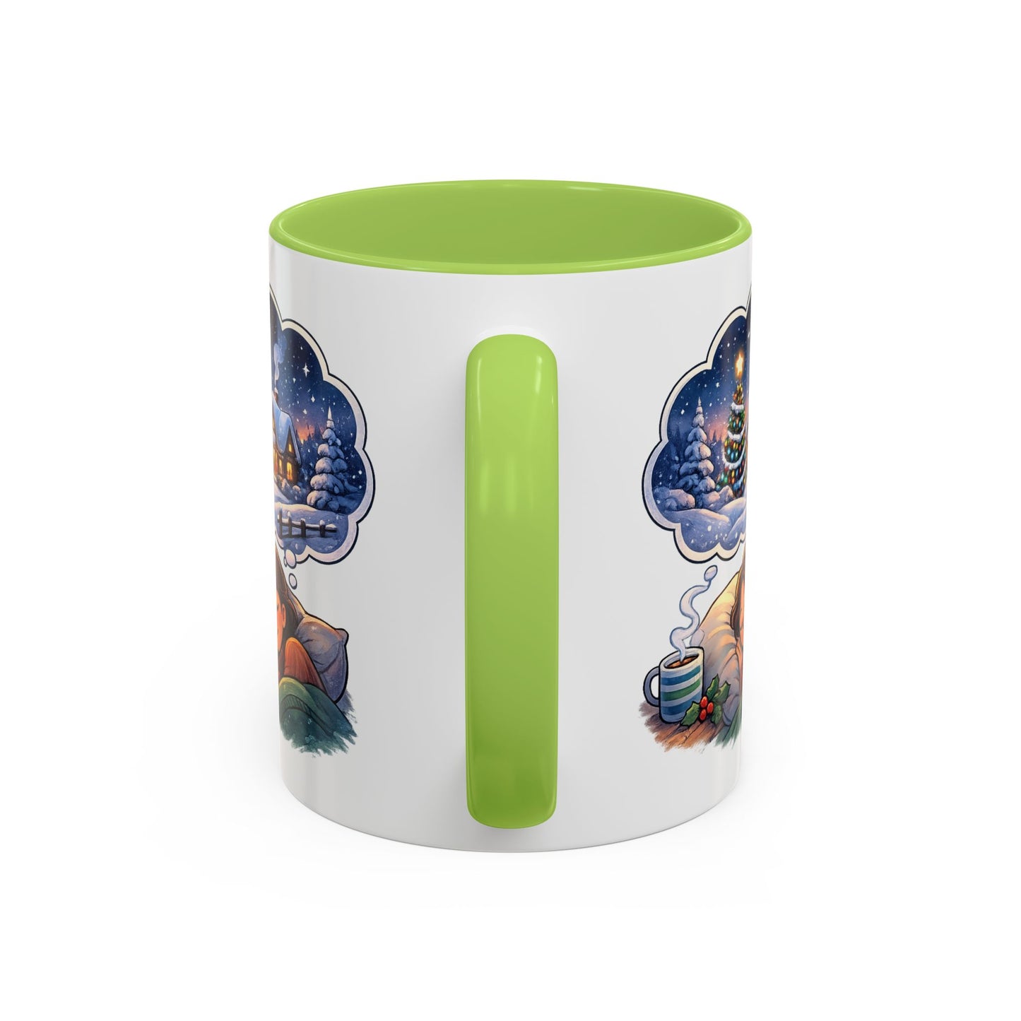 Dreaming of Christmas and Hot Cocoa Accent Coffee Mug (11/15 oz)