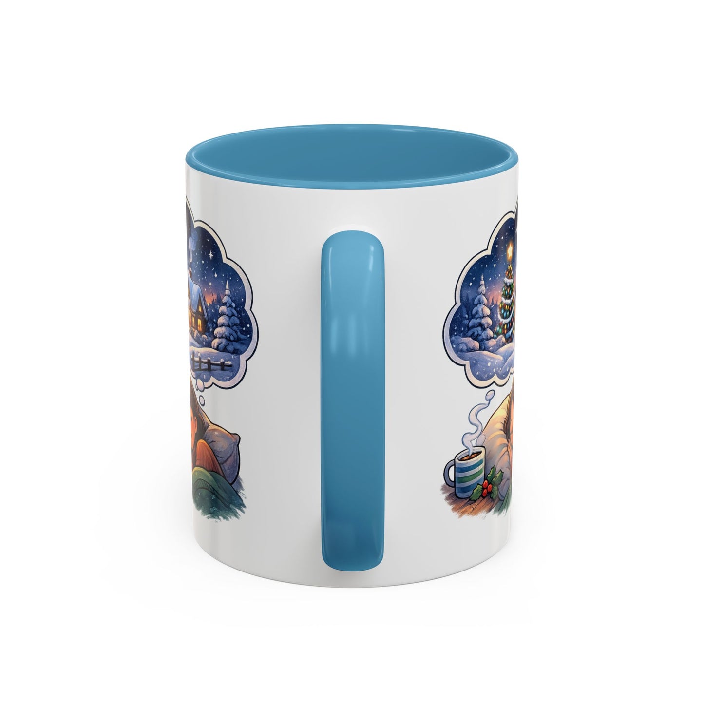 Dreaming of Christmas and Hot Cocoa Accent Coffee Mug (11/15 oz)