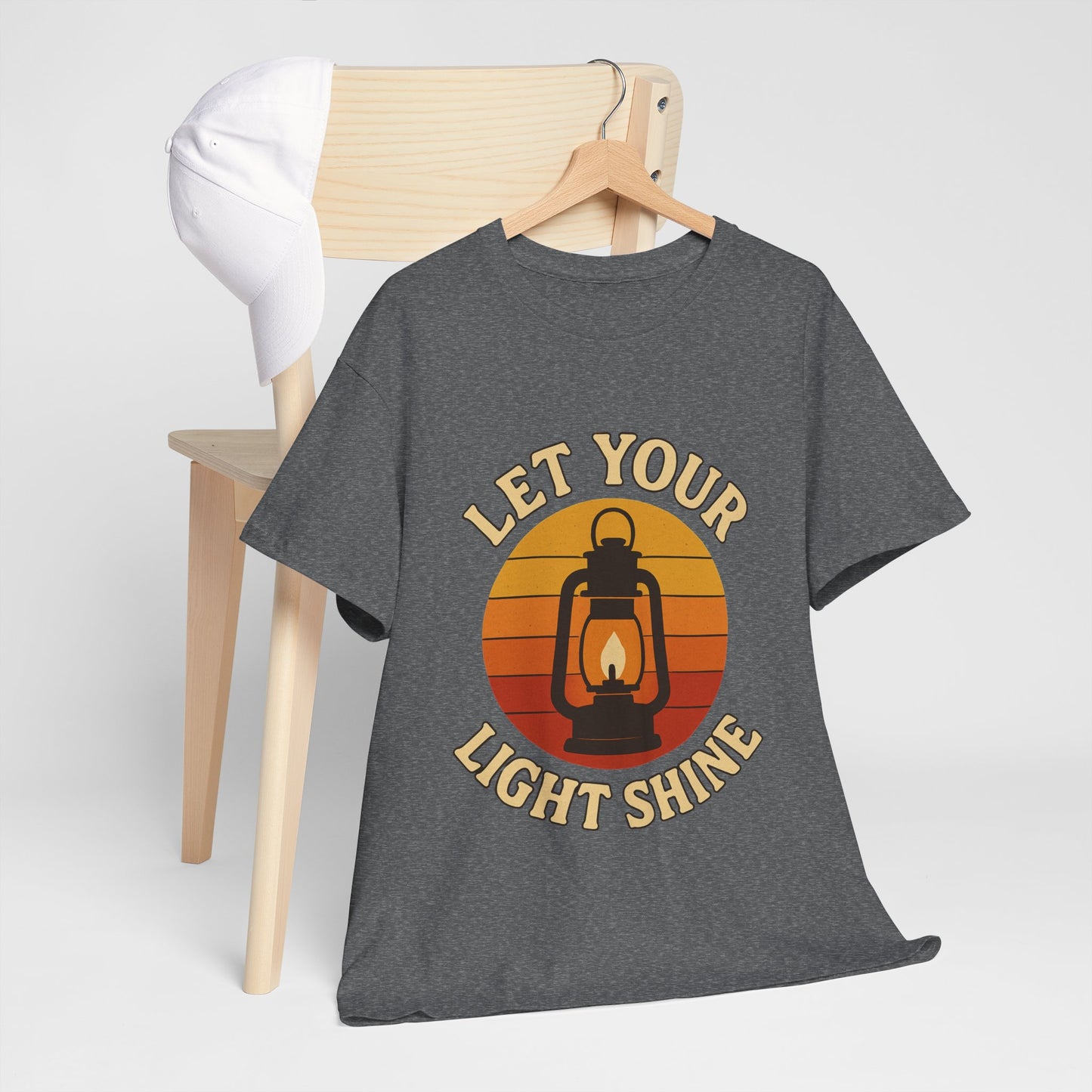 Let Your Light Shine T-Shirt — Inspirational Graphic Tee