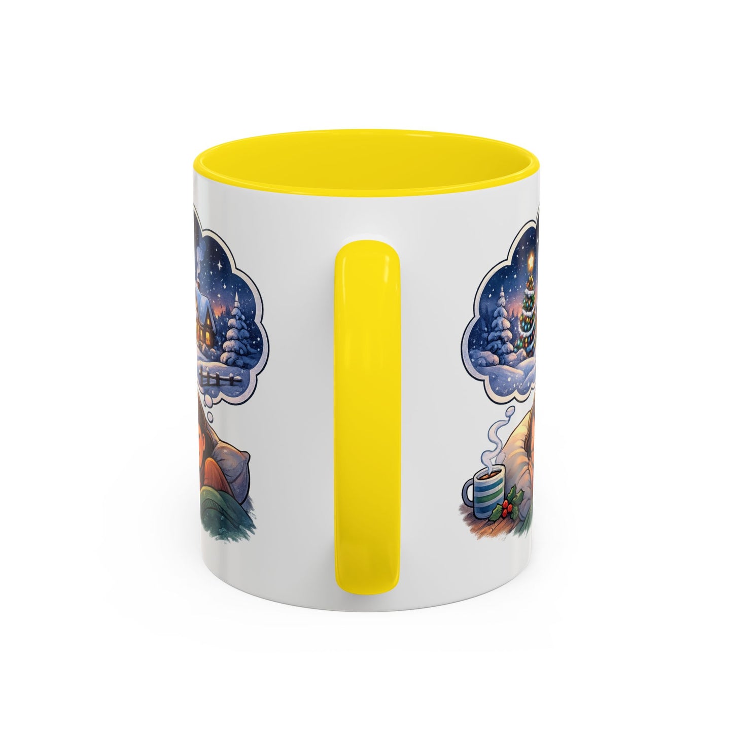 Dreaming of Christmas and Hot Cocoa Accent Coffee Mug (11/15 oz)