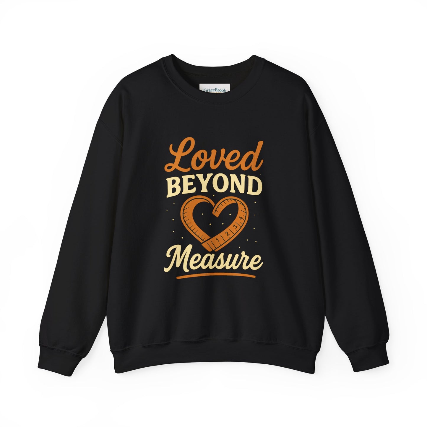 Faith-Inspired Crewneck Sweatshirt — Loved by God Message
