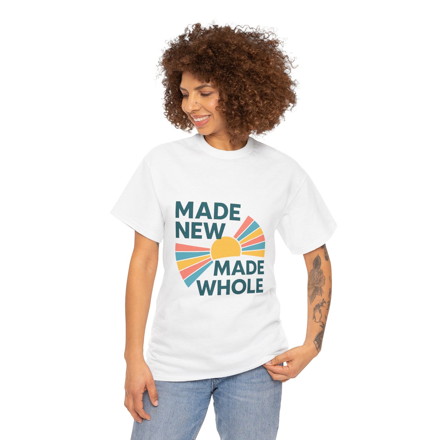 Made New in Christ T-Shirt — Christian Faith Inspirational Tee