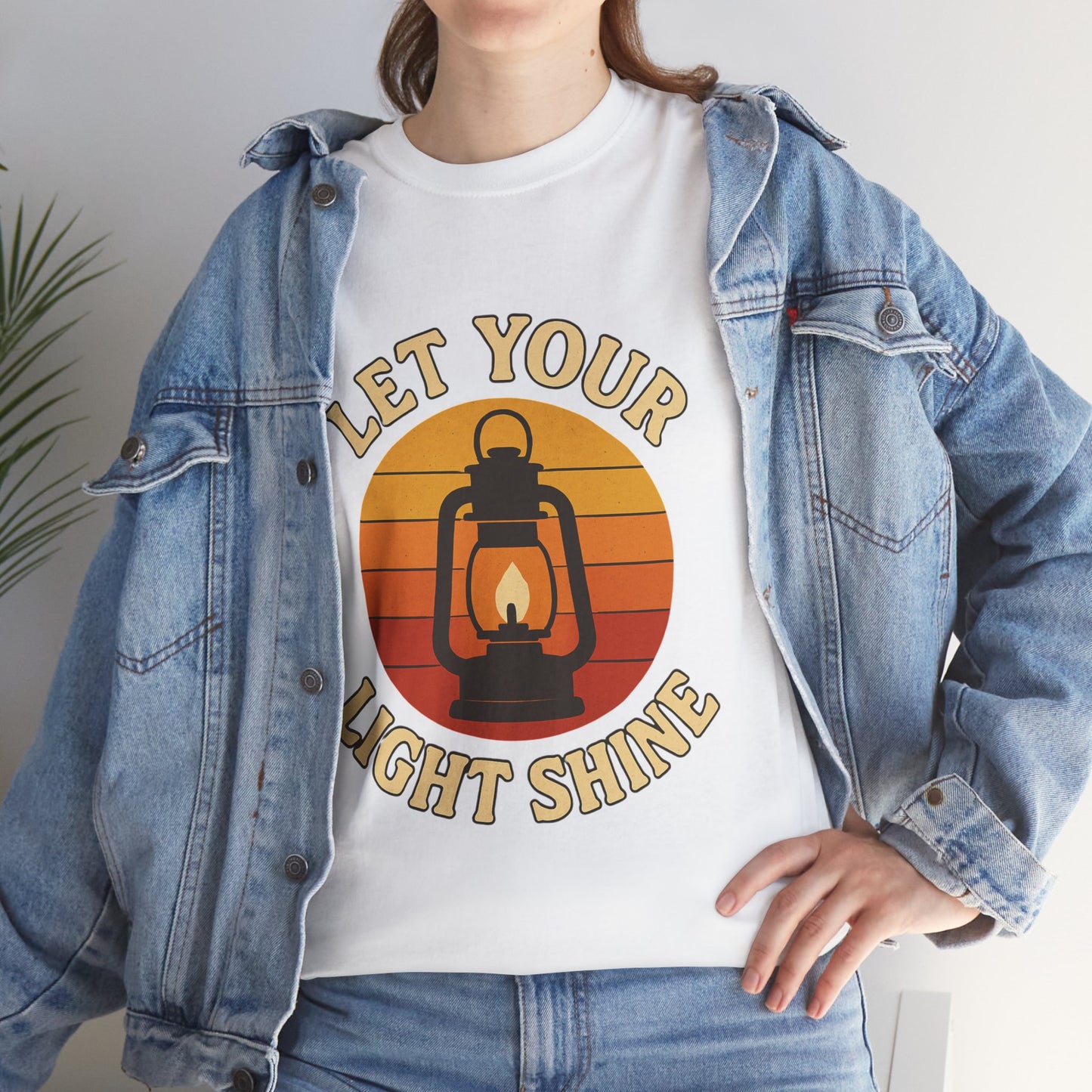 Let Your Light Shine T-Shirt — Inspirational Graphic Tee