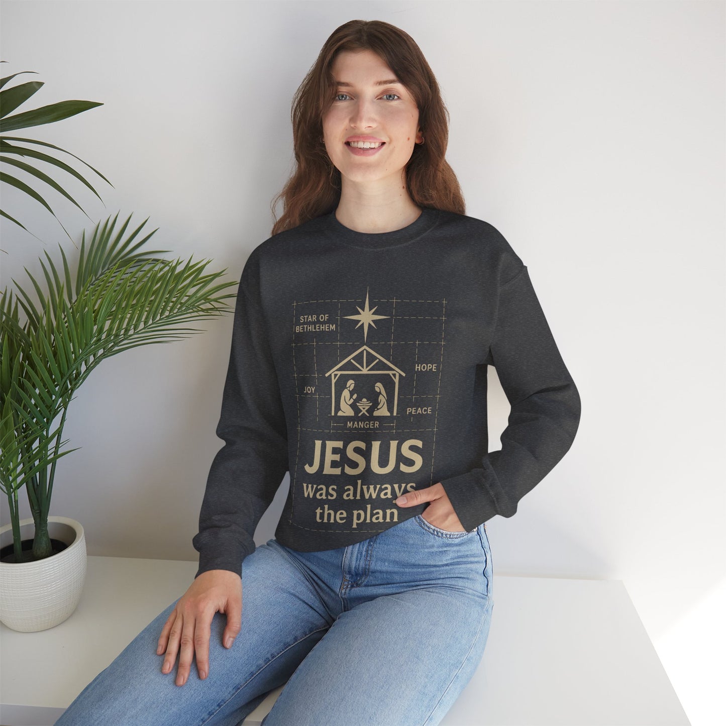 Jesus Was Always the Plan Sweatshirt