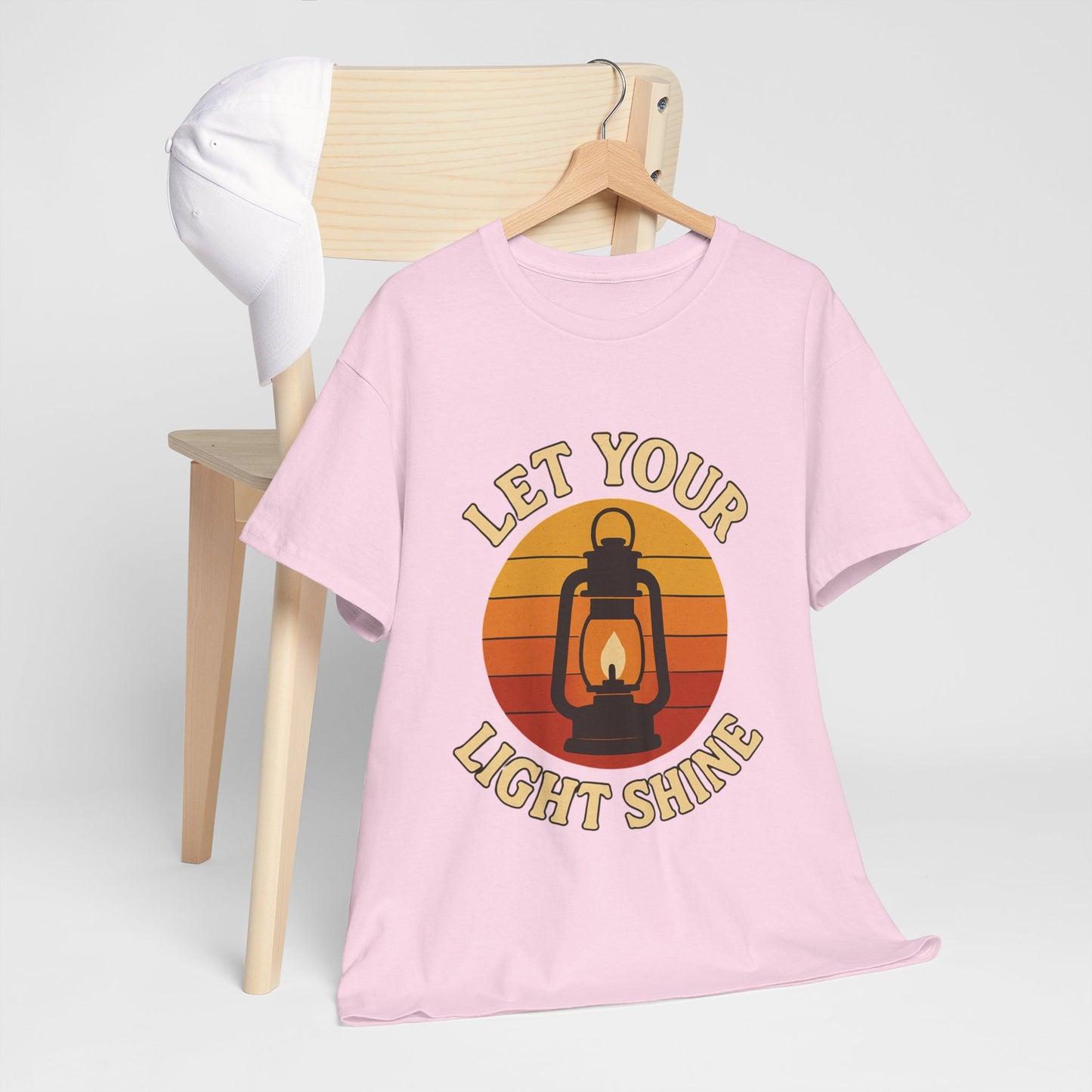 Let Your Light Shine T-Shirt — Inspirational Graphic Tee