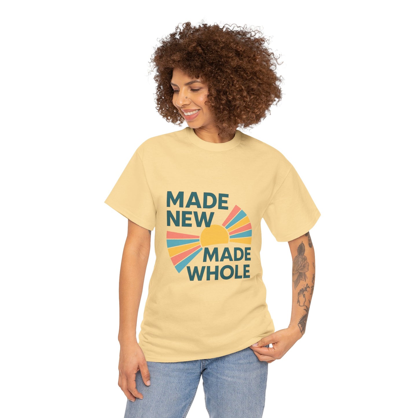 Made New in Christ T-Shirt — Christian Faith Inspirational Tee
