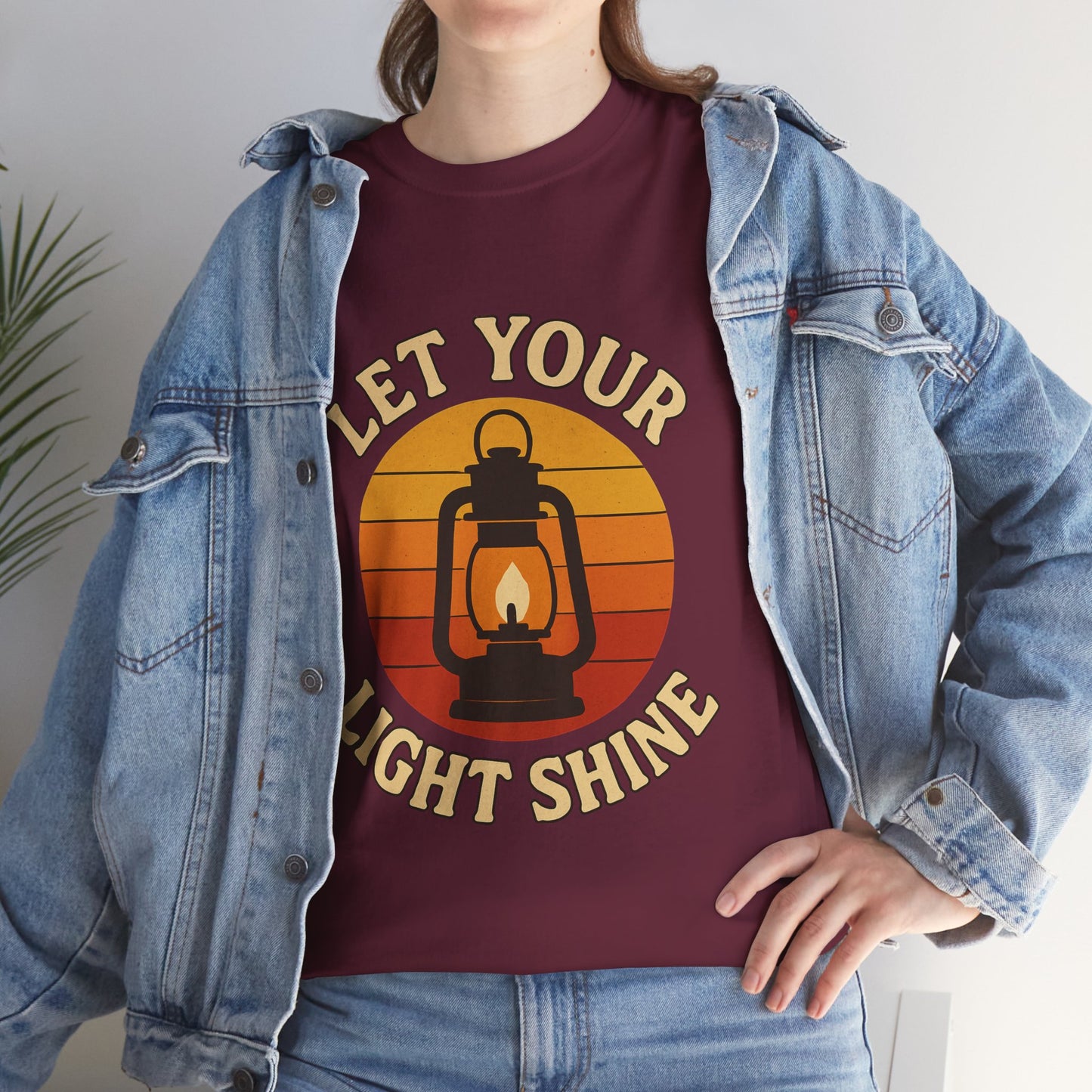 Let Your Light Shine T-Shirt — Inspirational Graphic Tee
