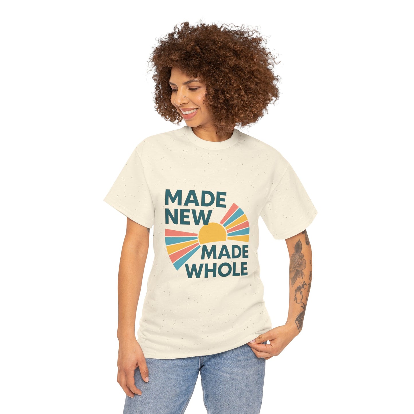 Made New in Christ T-Shirt — Christian Faith Inspirational Tee