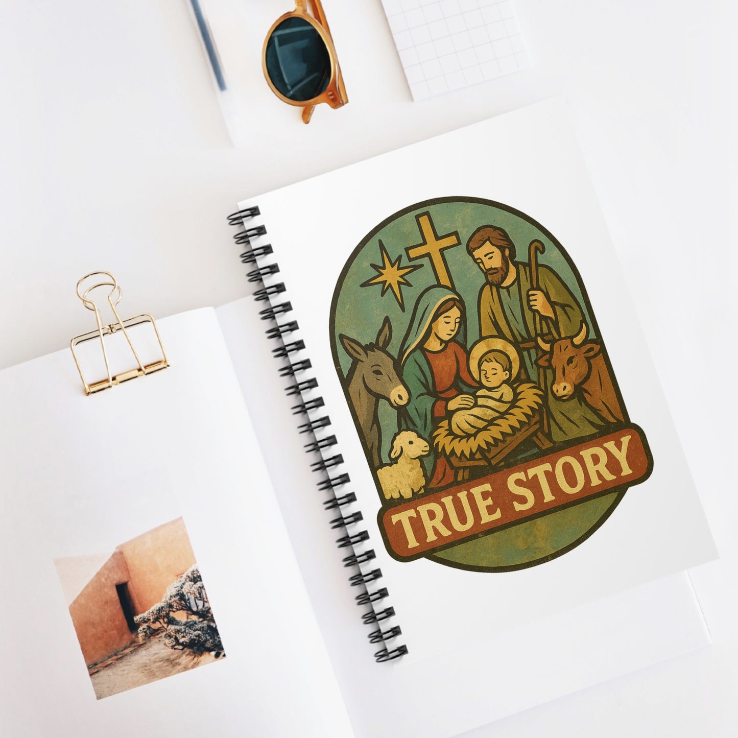 Reason for the Season Spiral Notebook — Ruled Lined Journal for Notes & To‑Dos