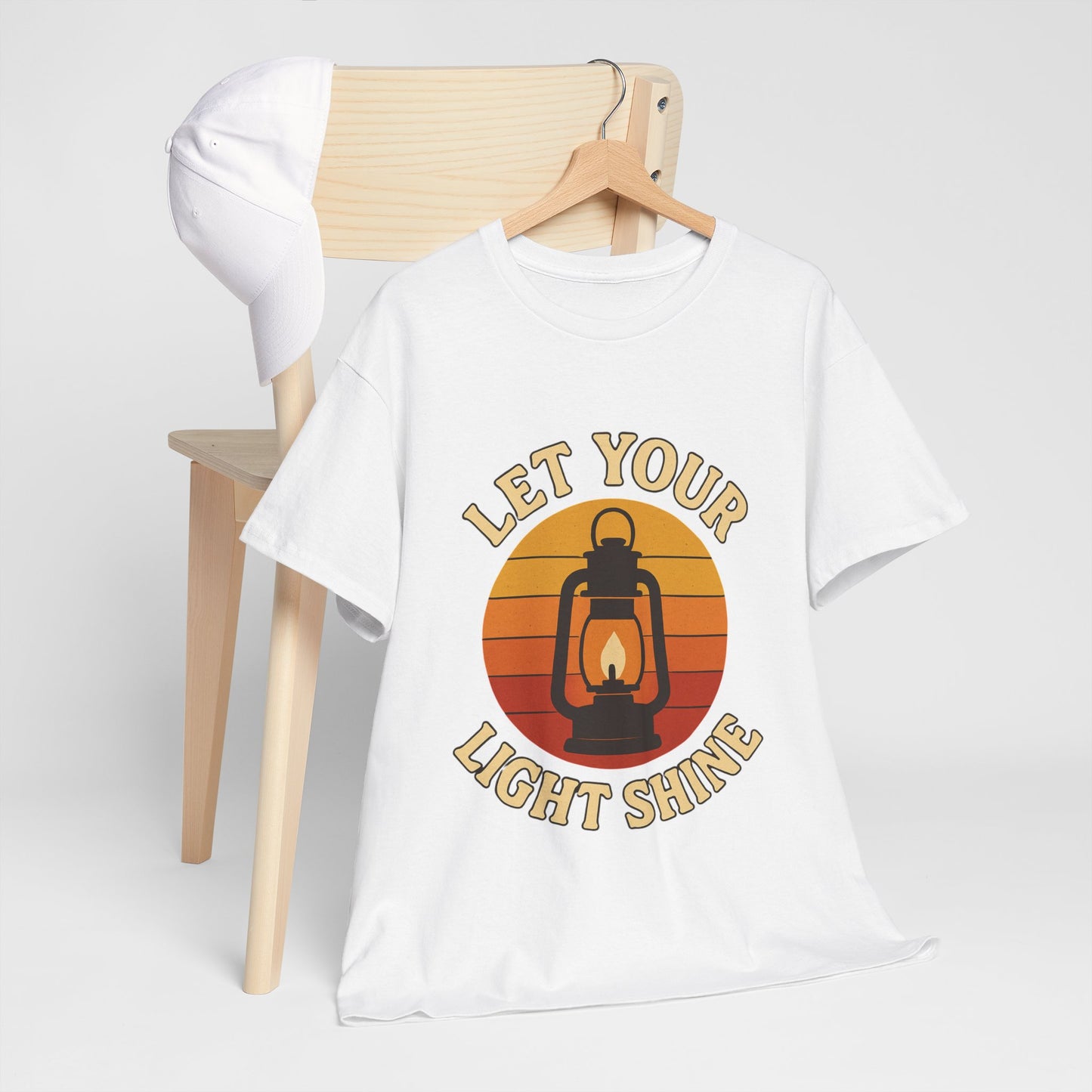 Let Your Light Shine T-Shirt — Inspirational Graphic Tee